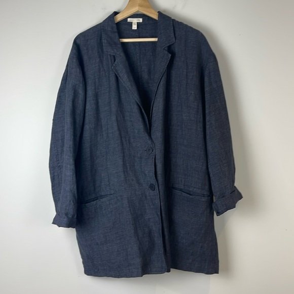 Eileen Fisher Jackets & Blazers - Eileen Fisher organic linen blazer size large